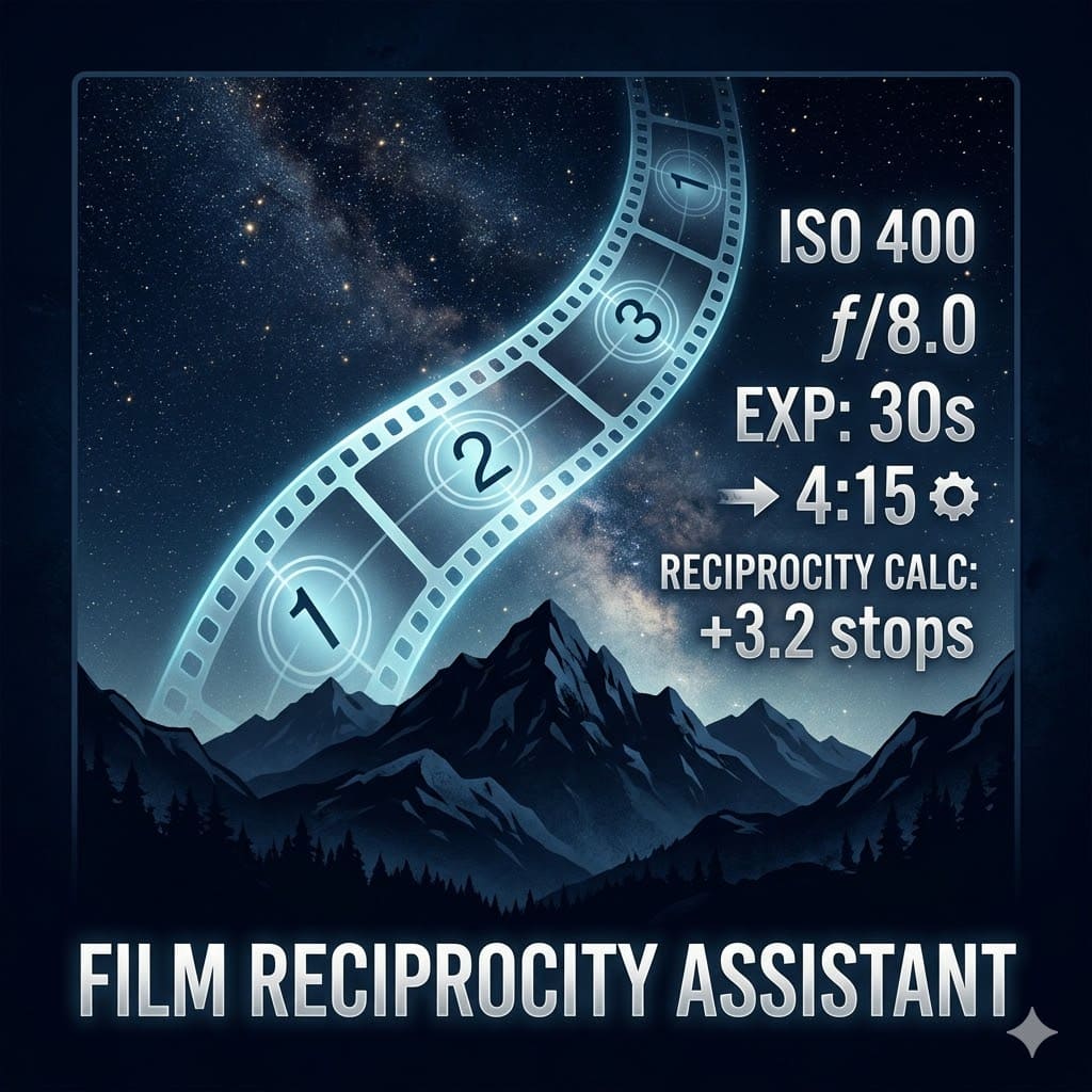 Photo - Film Reciprocity Assistant