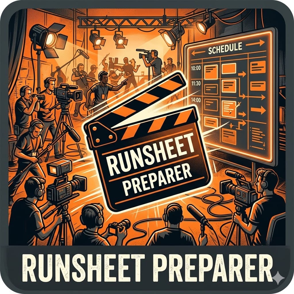 Photo - Runsheet Preparer